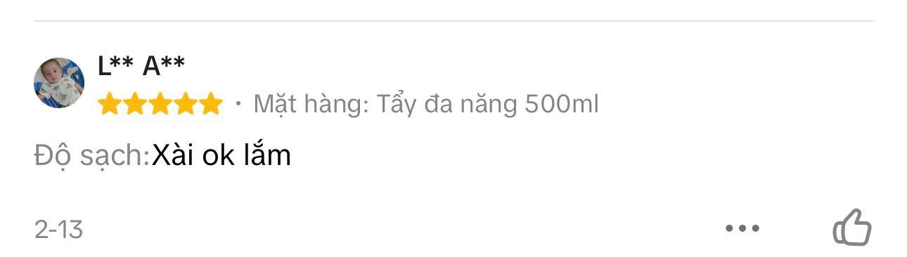 Feedback khách hàng xài ok