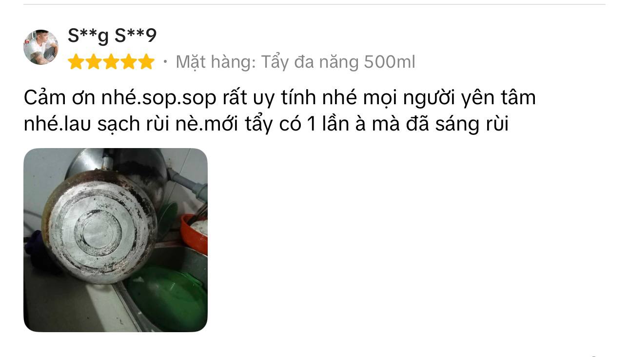 Feedback khách hàng về làm sạch một lần